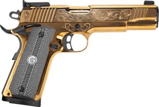 GIRSAN MC1911 MATCH GOV'T - ENGRAVED 45ACP ADJ. SGT GOLD