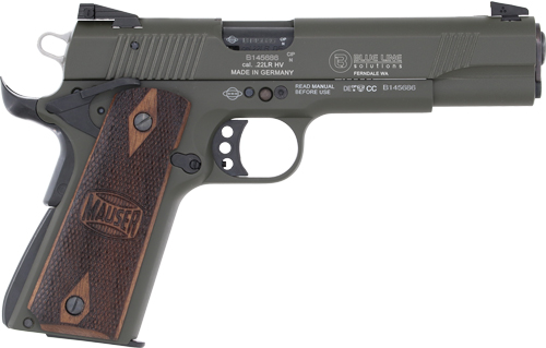 BL MAUSER 1911 22LR 10-SHOT - WALNUT GRIPS THREADED BBL ODG