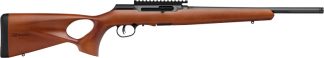 SAVAGE A22 TIMBER THUMBHOLE - 22LR 18" 10RD BLUED/WOOD