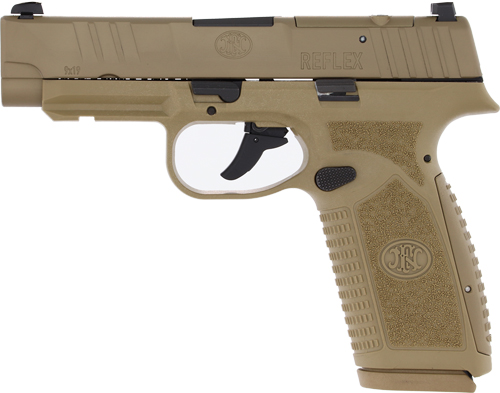 FN REFLEX XL MRD 9MM LUGER - 1-15RD 1-18RD FDE NO SAFETY - Image 2
