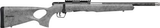 SAVAGE B17 17HMR TIMBERLITE - THUMBHOLE 18" CF 10RD GRY WOOD