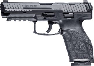 HK VP9A1 F OPTICS READY 9MM - 4.5" BBL 2-10RD MAGS BLACK