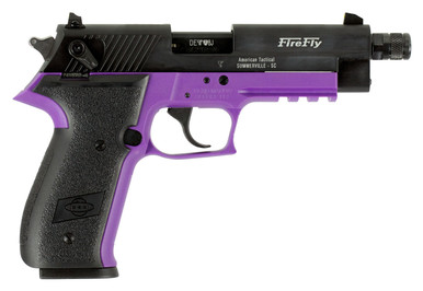 German Sport Guns GERG2210TFFL Firefly 4.9" .22LR Threaded Barrel 10+1 Purple