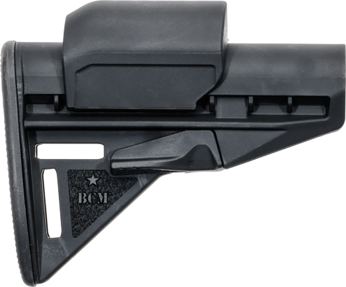 BCM STOCK MOD 3 WITH RISERS - FITS AR-15 MIL-SPEC BLACK
