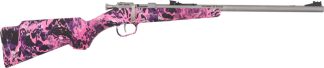 HENRY H5 MINI BOLT YOUTH 22LR - GEN 2 16.25" SS/SYN MUDDY GIRL