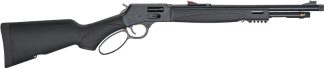 HENRY H12 X MODEL LEVER 44MAG - 17.4" TB BLUED BLACK SYN.