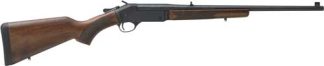 HENRY H15 SINGLE BARREL YOUTH - 243WIN 20" BLUED WALNUT