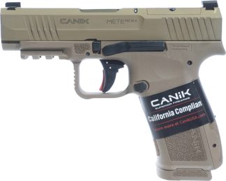 CANIK METE MC9 LS CALI 9MM - 3.63" OR FS FLAT DARK EARTH