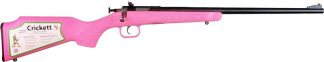 CRICKETT RIFLE G2 22LR - BLUED/PINK SYNTHETIC