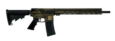 Great Lakes Firearms GL15223B-BRZ 223 Wylde 16" 30+1 Battleworn Bronze Cerakote/Nitride Barrel