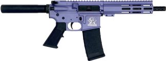 GLFA AR15 PISTOL 223 WYLDE - 7.5" NITRIDE BBL WILD ORCHID