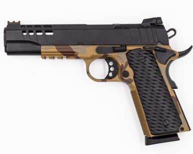 Great Lakes Firearms GL1911-45FSSM-SAH 1911 5" 8+1 Black/SS Barrel/Mission Sahara