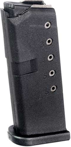 PRO MAG MAGAZINE FOR GLOCK 43 - 9MM 6RD BLACK POLYMER