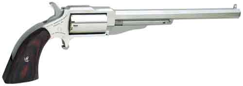 NAA MINI-REVOLVER "HOGLEG" - 22WMR 6" FS S/S WOOD