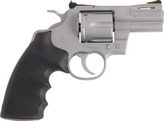 COLT PYTHON 357MAG 2.5" 6RD - MATTE STAINLESS HOGUE GRIPS