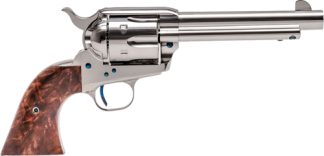 STAND MFG SAA 45 LC 5.5" BBL - NICKEL PLATED 2 PIECE GRIP