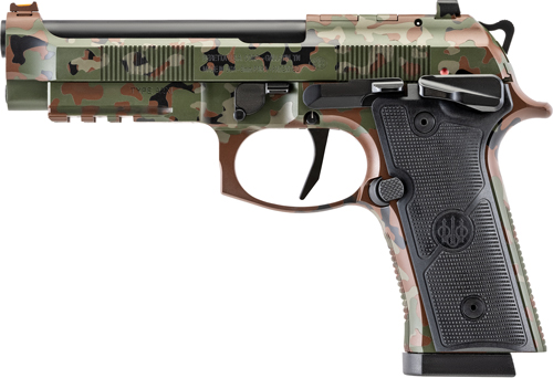 BERETTA 92XI SAO FS 9MM 4.7" - 18RD FLECTARN CAMO 2 MAGS - Image 2