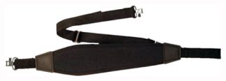 GROVTEC PREMIUM PADDED SLING - 48"X1" NYLON BLACK W/SWIVELS