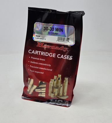 Hornady 30-30 Win Unprimed Reloading Brass Casings H8655 50 Pieces