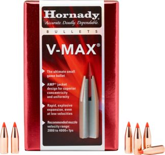 HORNADY BULLETS 22 CAL .224 - 40GR V-MAX 100CT 40BX/CS
