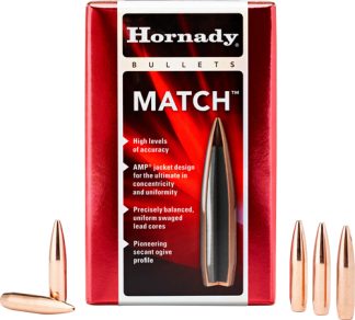 HORNADY BULLETS 22 CAL .224 - 52GR JHP-BT 100CT 40BX/CS
