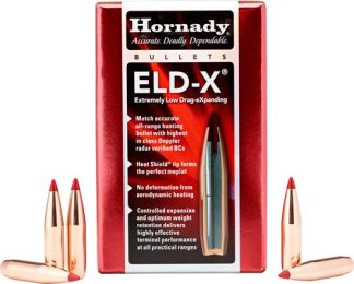 HORNADY BULLETS 6MM .243 - 103GR. ELD-X 100CT 25BX/CS
