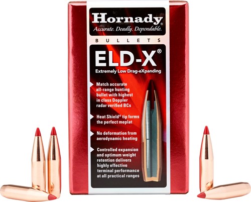 HORNADY BULLETS 270 CAL .277 - 145GR. ELD-X 100CT 15BX/CS