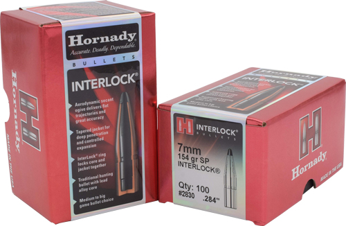 HORNADY BULLETS 7MM .284 - 154GR JSP 100CT 15BX/CS
