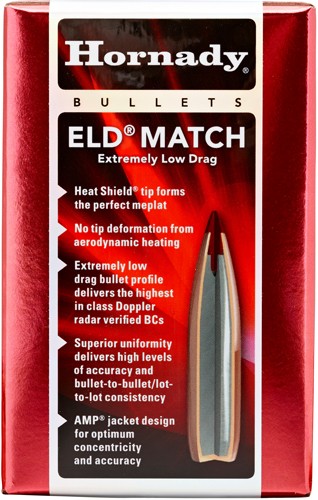 HORNADY BULLETS 7MM .284 - 180GR ELD-MATCH 100CT 15BX/CS