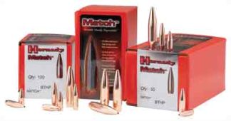 HORNADY BULLETS 30 CAL 308 178 - GR BTHP MATCH 100CT 15BX/CS