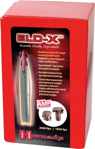HORNADY BULLETS 30 CAL .308 - 200GR. ELD-X 100CT 15BX/CS
