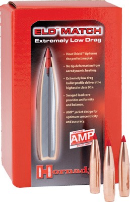 HORNADY BULLETS 338 CAL .338 - 285GR ELD-M MATCH 50CT 15BX/CS