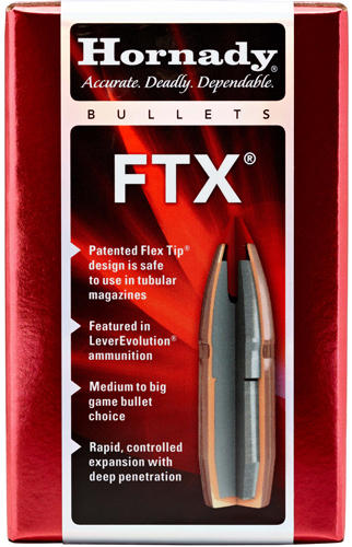 HORNADY BULLETS 35 CAL .355 - 165GR FTX 350 LEGEND 100CT