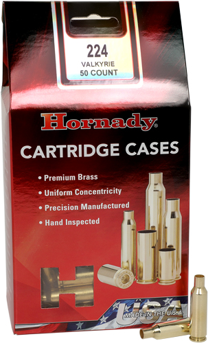 HORNADY UNPRIMED CASES 224 - VALKYRIE 50 PACK 5PK/CS