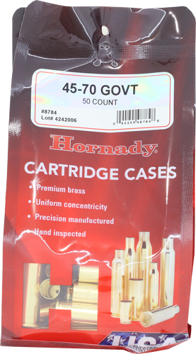 HORNADY UNPRIMED CASES 45-70 - GOVT 50 PACK 5PK/CS