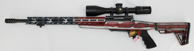 Howa HCRA70220USA Mini APC Bolt Action Rifle Package 223 Rem 20" 10+1 USA Flag Finish