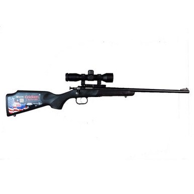 Crickett Rifle G2 Scope Package .22LR Youth 16.12" w/ 4x32 Scope Single Shot Blued/Black Synthetic