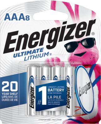 ENERGIZER ULTIMATE LITHIUM - BATTERIES AAA 8-PACK