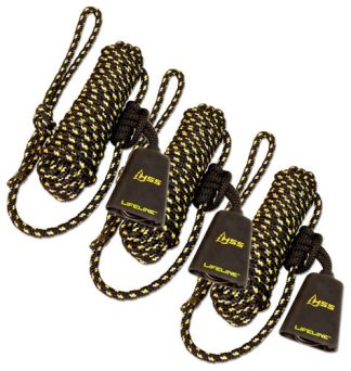 HSS LIFELINE 30' W/SINGLE - CARABINER 3PK
