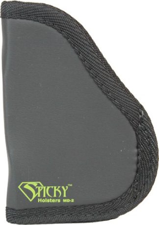 STICKY HOLSTERS SMALL 9MM W/ - LASER UP TO 3.3" BBL RH/LH BLK