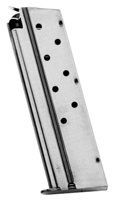 MEC-GAR MAGAZINE 1911 GOVT. - 10MM 8RD NICKEL