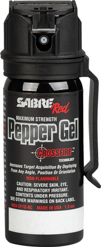 SABRE RED PEPPER GEL FLIP TOP - UNIT W/BELT CLIP 50.4GR