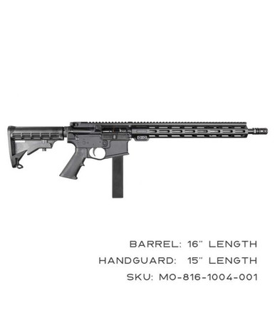 KAK Industry MO-816-1004-001 Complete K15 Rifle 9mm 16" 32+1 Black