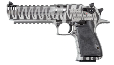 Magnum Research DE50WTS Desert Eagle Mark XIX 50AE 7+1 6" White Tiger Stripe