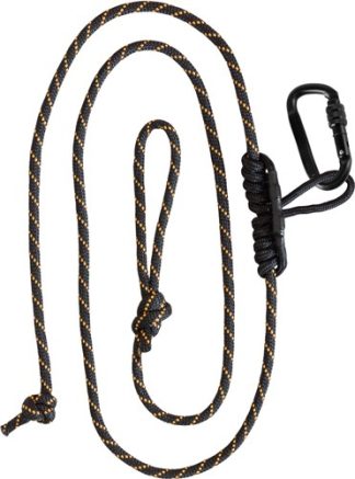 MUDDY SAFETY HARNESS LINEMAN'S - ROPE W/CARABINER & PRUSIK KNOT