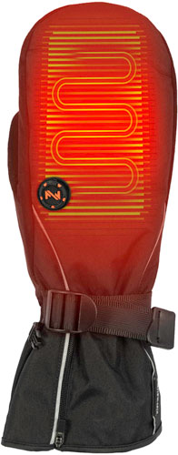 MOBILE WARMING UNISEX STORM - HEATED MITTEN BLACK LARGE