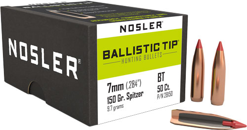 NOSLER BULLETS 7MM .284 - 150GR BALLISTIC TIP 50CT - Image 2