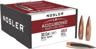 NOSLER BULLETS 30 CAL .308 - 190GR ACCUBOND LR 100CT