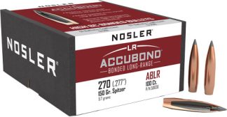 NOSLER BULLETS 270 CAL .277 - 150GR ACCUBOND LR 100CT