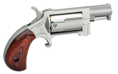 North American Arms NAA-SW Sidewinder Mini Revolver .22WMR 5 Rounds 1.5" SAO Stainless/Rosewood